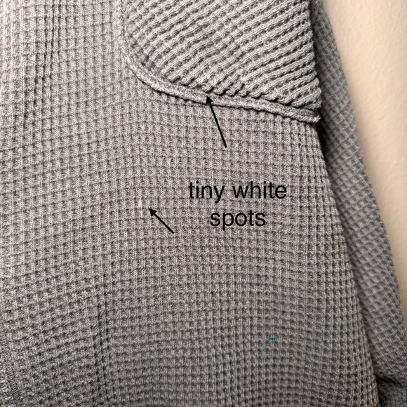 Aerie Lumberjane Waffle Oversized Shacket XXL - Picture 5 of 7